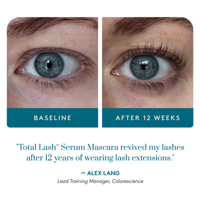 Alexa Lang Total Lash™ Mascara before and after || all