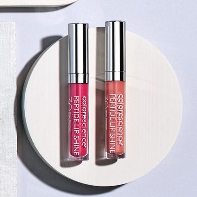 Peptide Lip Shine SPF 30 Duo Plum + Savanna || all