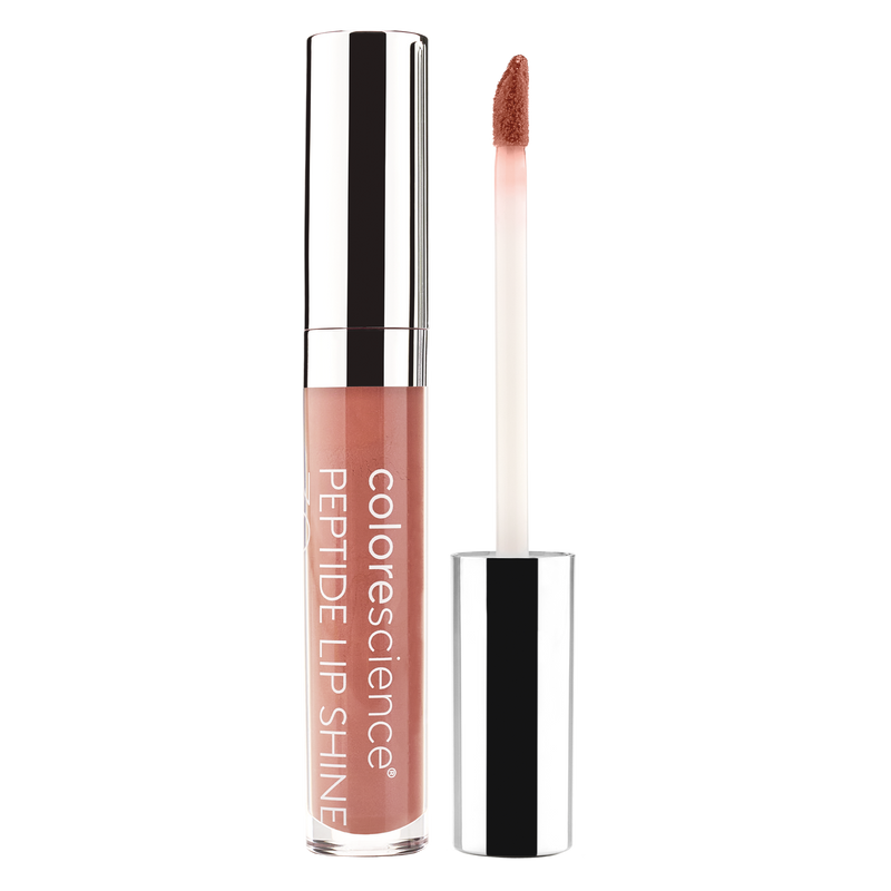Peptide Lip Shine SPF 30 champagne bottle || champagne