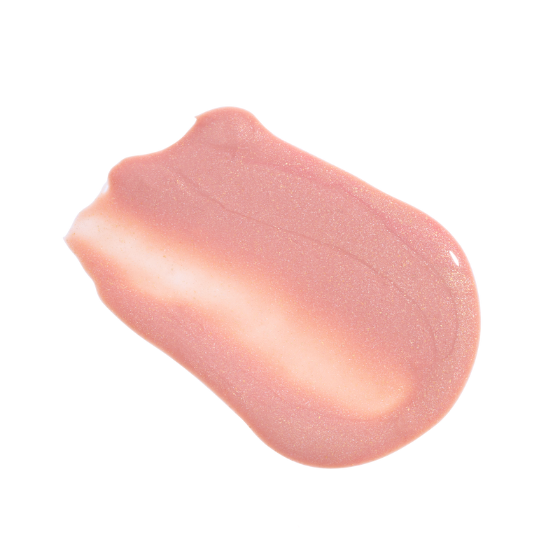 Peptide Lip Shine SPF 30 champagne swatch || champagne