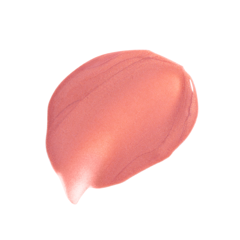 Peptide Lip Shine SPF 30 coral swatch || coral
